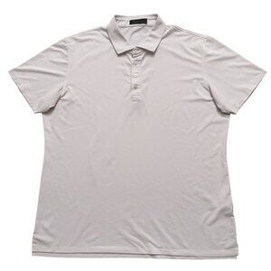 G/Fore Golf Polo Shirt Mens Size XL Short Sleeve Performance Stretch White